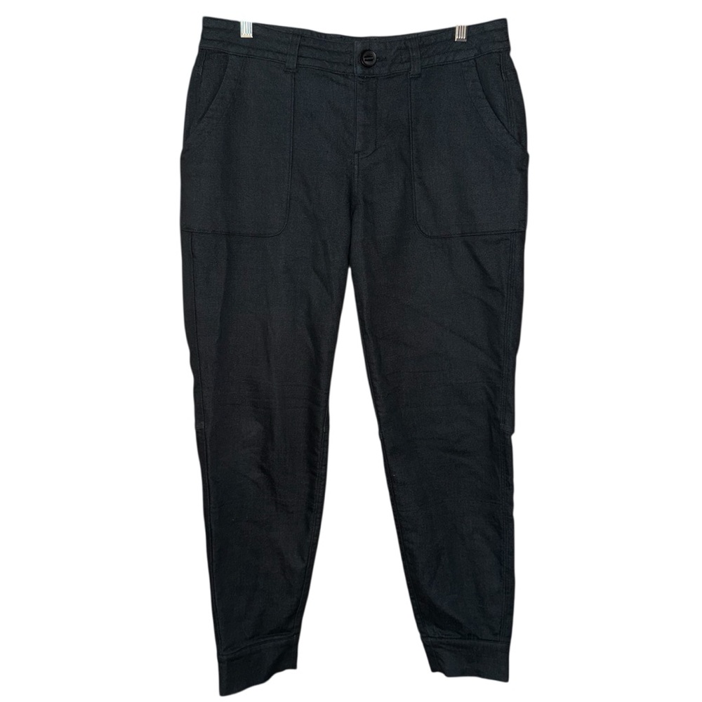 Mountain Hardwear 1894471 charcoal black tencel jogger crop pants women’s sz 8
